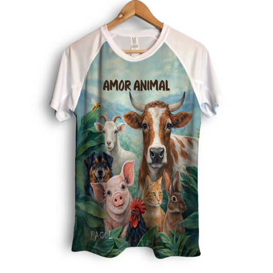 Polera Pacul Hombre Amor Animal 1