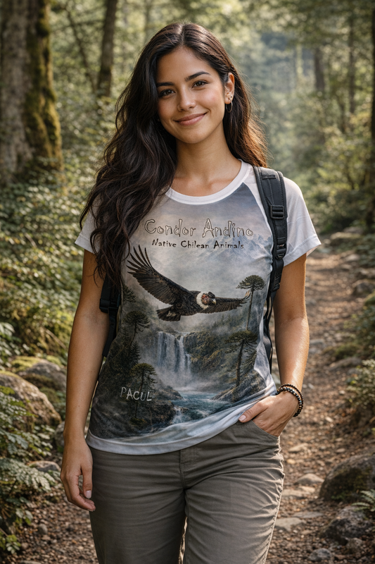 Polera Pacul Mujer Condor Andino - Native Chilean Animals (Copia)
